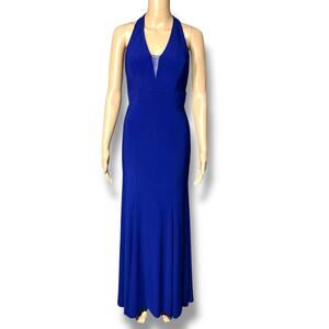 ebay royal blue dress 1950s Electric Blue Party Dress with Bubble Skirt – Style & Salvage main image 1